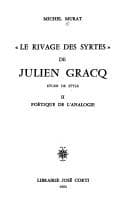 Tapa de "Le rivage des Syrtes" de Julien Gracq