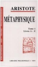 Tapa de Métaphysique, tome 1