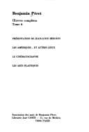 Tapa de Oeuvres complètes
