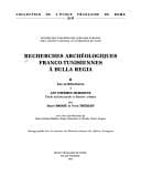 Tapa de Recherches archéologiques franco-tunisiennes à Bulla Regia
