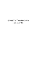 Tapa de Rouen, la trentième nuit de mai '31
