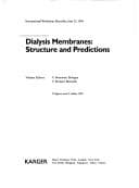 Tapa de Dialysis Membranes: Structure and Predictions