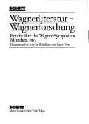 Tapa de Wagnerliteratur, Wagnerforschung