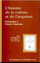 Tapa de Lhistoire De La Culture Et De Limprime