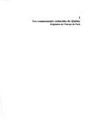 Tapa de Les Communautés culturelles du Québec