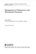 Tapa de Management of Depressions With Monoamine Precursors (Advances in Biological Psychiatry)