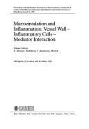 Tapa de Microcirculation and Inflammation