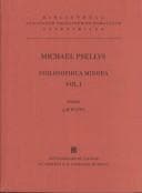 Tapa de Michaelis Pselli Philosophica Minora (Teaching and Training in Geriatric Medicine)