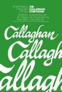 Tapa de Callaghan Symposium (Reappraisals: Canadian Writers)
