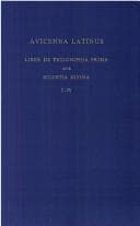 Tapa de Liber de philosophia prima