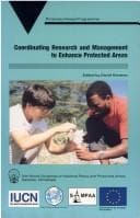 Tapa de Coordinating Research and Management to Enhance Protected Areas