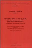 Tapa de Linguistique, ethnologie, ethnolinguistique