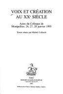 Tapa de Voix et création au XXe siècle