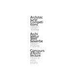 Tapa de Architectural Competitions