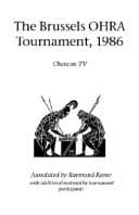Tapa de Brussels Ohra Tournament 1986