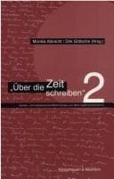 Tapa de Über die Zeit schreiben