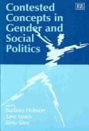 Tapa de Contested Concepts in Gender and Social Politics