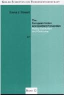 Tapa de European Union and Conflict Prevention