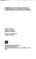 Tapa de Carinthian Slovenian Poetry