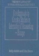 Tapa de Developments in country studies in international accounting-- Europe