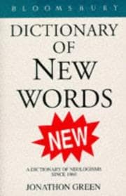 Tapa de Dictionary of New Words
