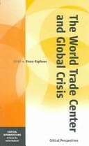 Tapa de The World Trade Center and global crisis
