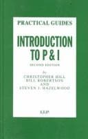 Tapa de Introduction to P & I