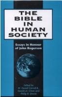 Tapa de The Bible in human society