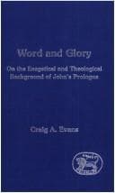 Tapa de Word and glory