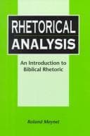 Tapa de Rhetorical analysis