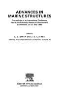 Tapa de Advances in marine structures