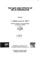 Tapa de The Fate and effects of oil in freshwater