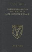 Tapa de Preaching, Politics and Poetry in Late-Medieval England