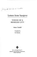 Tapa de Letters from Sarajevo