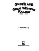 Tapa de The golden age of the Great Western Railway