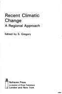 Tapa de Recent climatic change