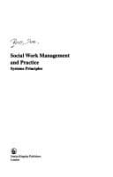 Tapa de Social Work Management and Practice