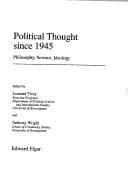 Tapa de Political thought since 1945