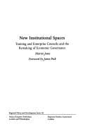 Tapa de New institutional spaces