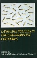 Tapa de Language policies in English-dominant countries