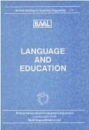 Tapa de Language and education