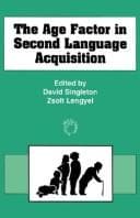 Tapa de The age factor in second language acquisition