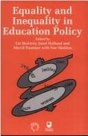 Tapa de Equality and inequality in education policy