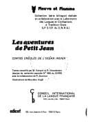Tapa de Les aventures de Petit Jean
