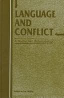 Tapa de Language and conflict