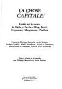 Tapa de La Chose capitale