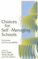 Tapa de Choices for self-managing schools