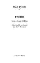 Tapa de L' amitié