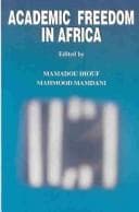 Tapa de Academic freedom in Africa