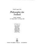 Tapa de Philosophie der Freiheit